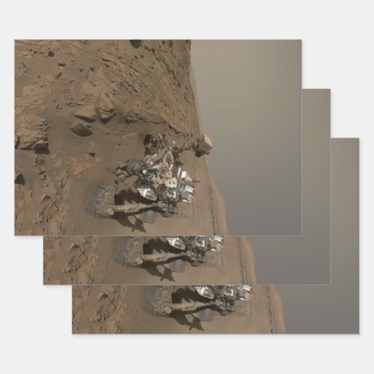 Boren Mars Curiosity Rood Mars Landschap Inpakpapier Vel (Set)