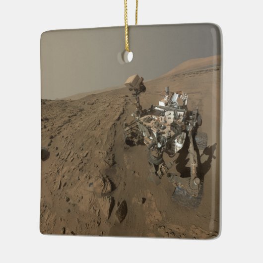 Boren Mars Curiosity Rood Mars Landschap Keramisch Ornament (Links)