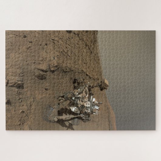 Boren Mars Curiosity Rood Mars Landschap Legpuzzel (Horizontaal)