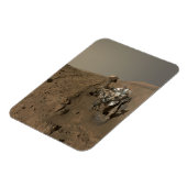 Boren Mars Curiosity Rood Mars Landschap Magneet (Linkerzijde)