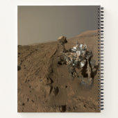 Boren Mars Curiosity Rood Mars Landschap Notitieboek (Achterkant)