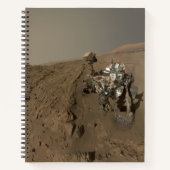 Boren Mars Curiosity Rood Mars Landschap Notitieboek (Voorkant)