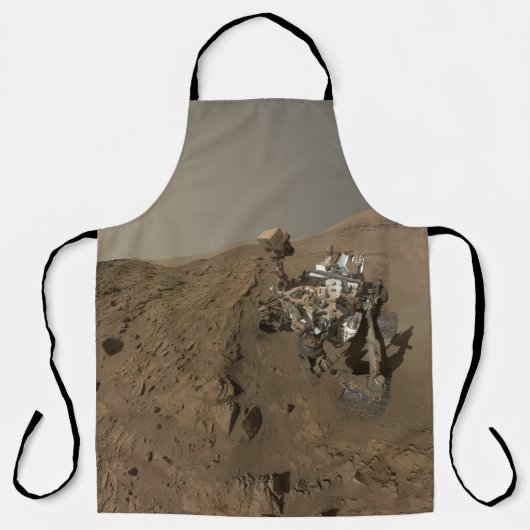 Boren Mars Curiosity Rood Mars Landschap Schort (Voorkant)