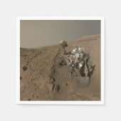 Boren Mars Curiosity Rood Mars Landschap Servet (Voorkant)