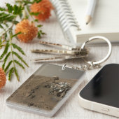 Boren Mars Curiosity Rood Mars Landschap Sleutelhanger (Voorkant Rechts)