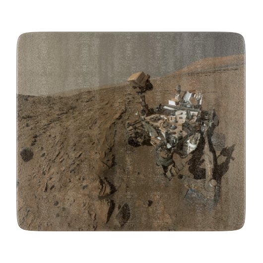 Boren Mars Curiosity Rood Mars Landschap Snijplank (Voorkant)