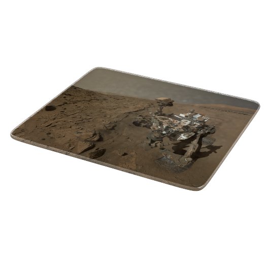 Boren Mars Curiosity Rood Mars Landschap Snijplank (Hoek)