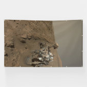 Boren Mars Curiosity Rood Mars Landschap Spandoek (Horizontaal)