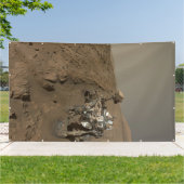 Boren Mars Curiosity Rood Mars Landschap Spandoek (Buitenkant)