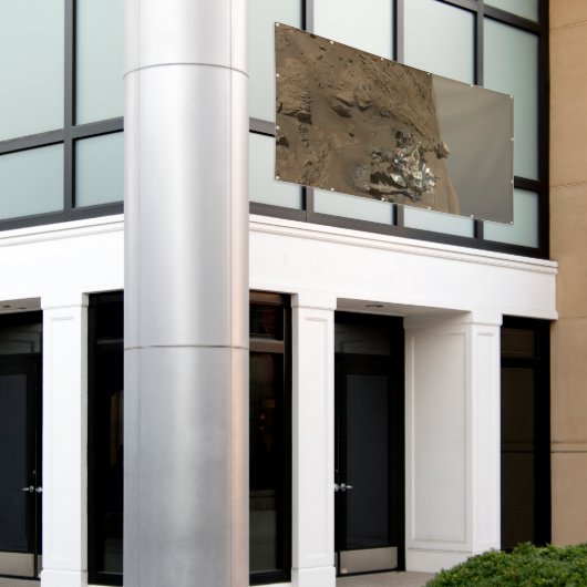 Boren Mars Curiosity Rood Mars Landschap Spandoek (Buitenkant Gebouw)