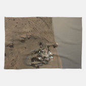 Boren Mars Curiosity Rood Mars Landschap Theedoek (Horizontaal)