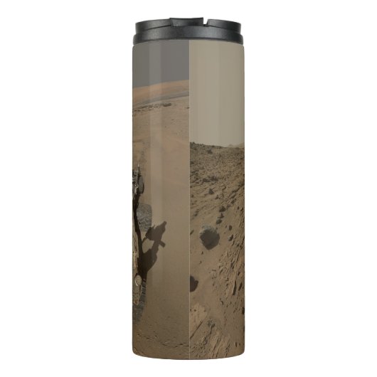 Boren Mars Curiosity Rood Mars Landschap Thermosbeker (Achterkant)