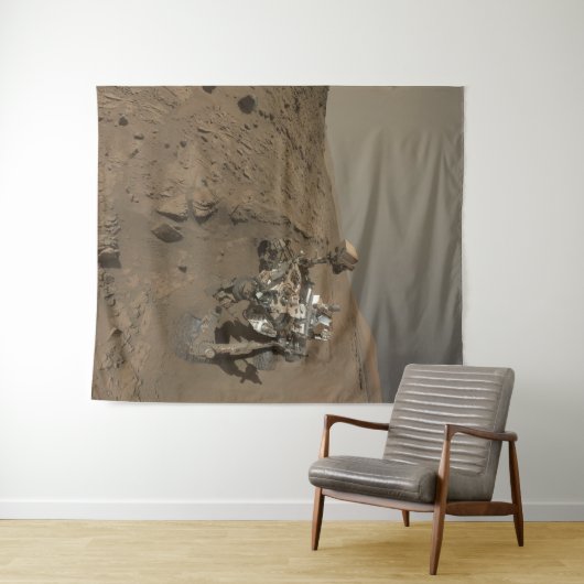 Boren Mars Curiosity Rood Mars Landschap Wandkleed (In Situ (horizontaal))