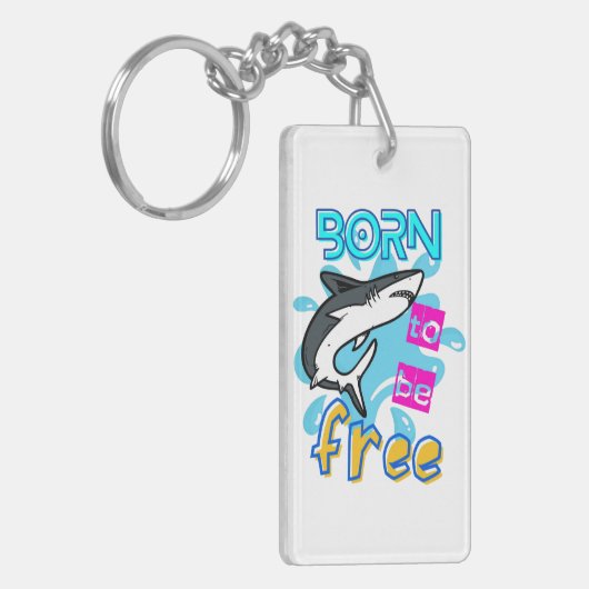 BOREN OM VRIJ TE ZIJN SLEUTELHANGER (Voorkant Links)