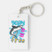 BOREN OM VRIJ TE ZIJN SLEUTELHANGER (achterkant)