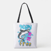 BOREN OM VRIJ TE ZIJN TOTE BAG (Achterkant)