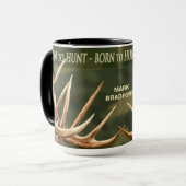 BOREN OP BEDRAG - KOFFIE GROTE MOK - DEER ANTLS (Voorkant links)