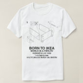 BOREN OP IKEA WORLD IS EEN FÄRLÖV T-SHIRT (Design voorkant)