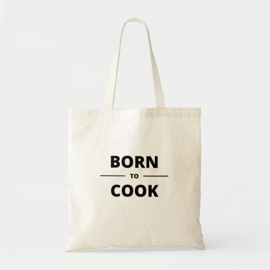 BOREN OP KOK TOTE BAG (Voorkant)