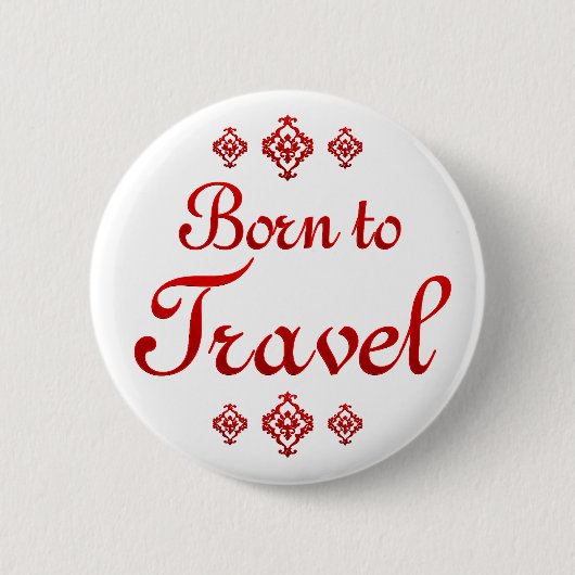 BOREN OP REIZEN RONDE BUTTON 5,7 CM (Voorkant)