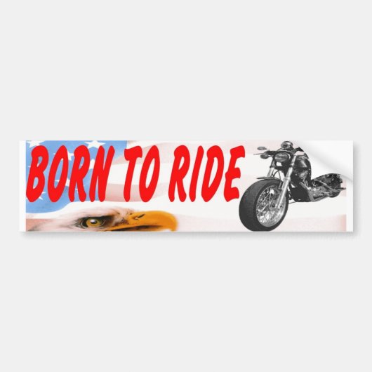 BOREN OP RIDE BUMPERSTICKER (Voorkant)