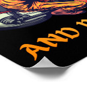 BOREN OP RIDE EN RAISEN VERHELPEN EEN grappig cade Poster (Hoek)