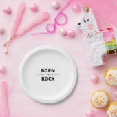 BOREN OP ROCK PAPIEREN BORDJE (Feest)