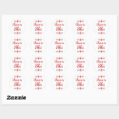 BOREN OP SKI RONDE STICKER (Vel)