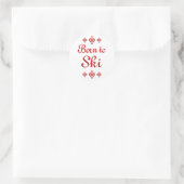 BOREN OP SKI RONDE STICKER (Tas)