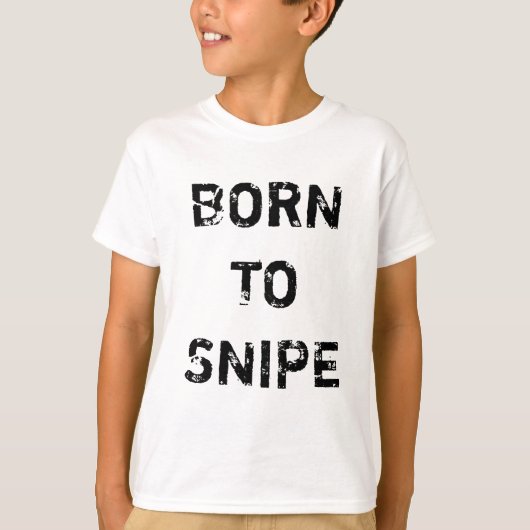 BOREN OP SNIPE T-SHIRT (Voorkant)