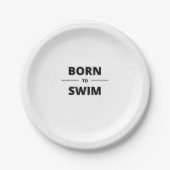 BOREN OP SWIM PAPIEREN BORDJE (Voorkant)