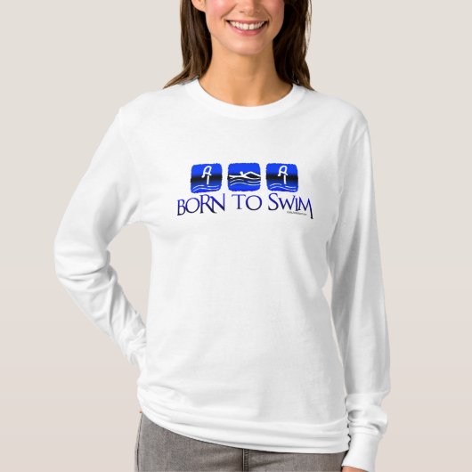 BOREN OP SWIM T-SHIRT (Voorkant)