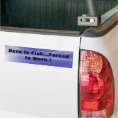 BOREN OP VISSEN BUMPERSTICKER (Op Truck)