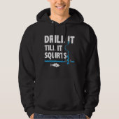 Boren tot het uitspant ijskap Vist vis ijs Hoodie (Voorkant)