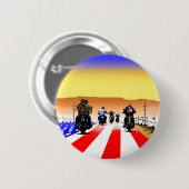 BOREN VOOR WILDE KLEUR RONDE BUTTON 5,7 CM (Voorkant /achterkant)
