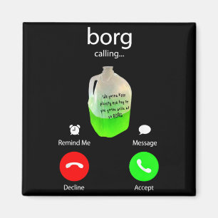 Borg belt grappige feest drank telefoon scherm st magneet