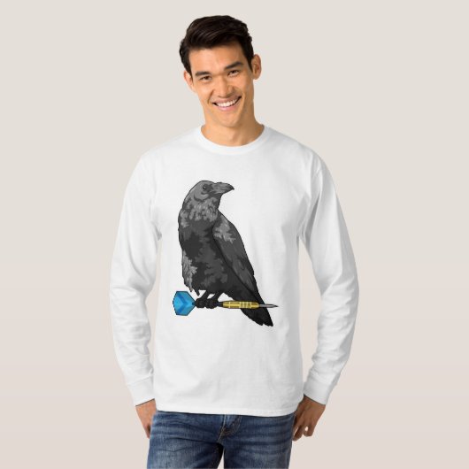 Borg bij Darts met Dart T-shirt (Voorkant volledig)