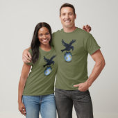 Borg bovenop de wereld t-shirt (Unisex)