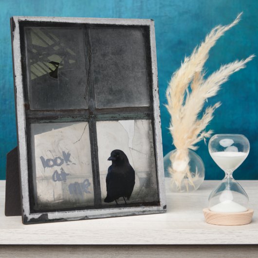 Borg buiten het oude venster fotoplaat (Zijkant)