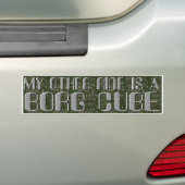 BORG CUBE BUMPERSTICKER (Op auto)