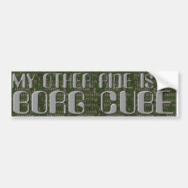 BORG CUBE BUMPERSTICKER