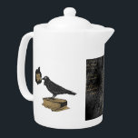 Borg met boek theepot<br><div class="desc">De rij met boekomslag kan zich aanpassen</div>