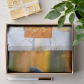 Borg najaar Oranje ontkoppeling Tissuepapier (Geschenk)