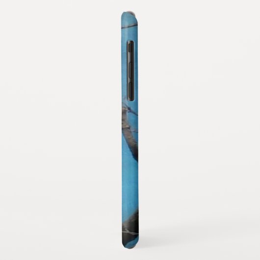 Borg op Aqua Case-Mate iPhone Case (Achterkant/links)