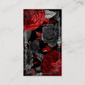 Borg op het zwarte Visitekaartje van de maan (Achterkant)