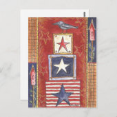 Borg op sterren briefkaart (Voorkant / Achterkant)