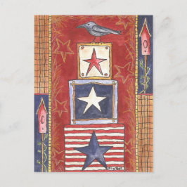 Borg op sterren briefkaart