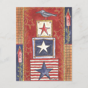 Borg op sterren briefkaart