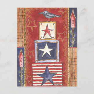 Borg op sterren briefkaart