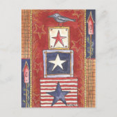 Borg op sterren briefkaart (Voorkant)